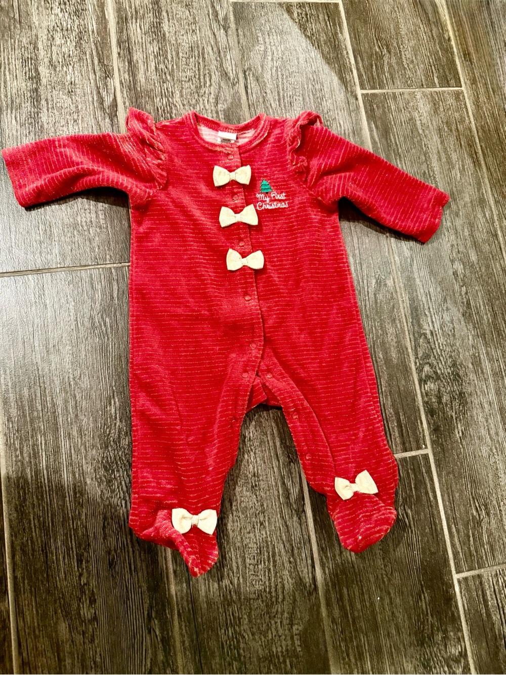 Size 3 month Christmas pajamas